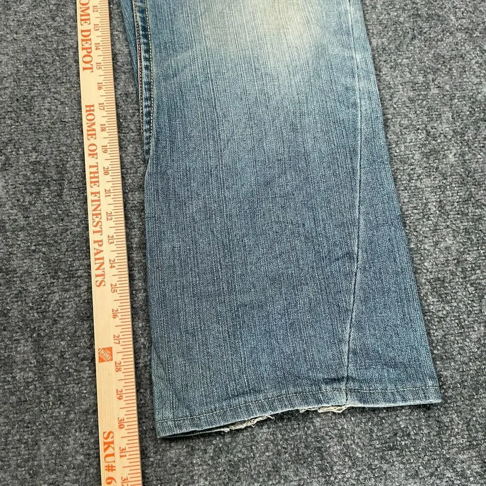 True Religion Y2K Embroidered Back Pocket Bootcut Mens 36x33